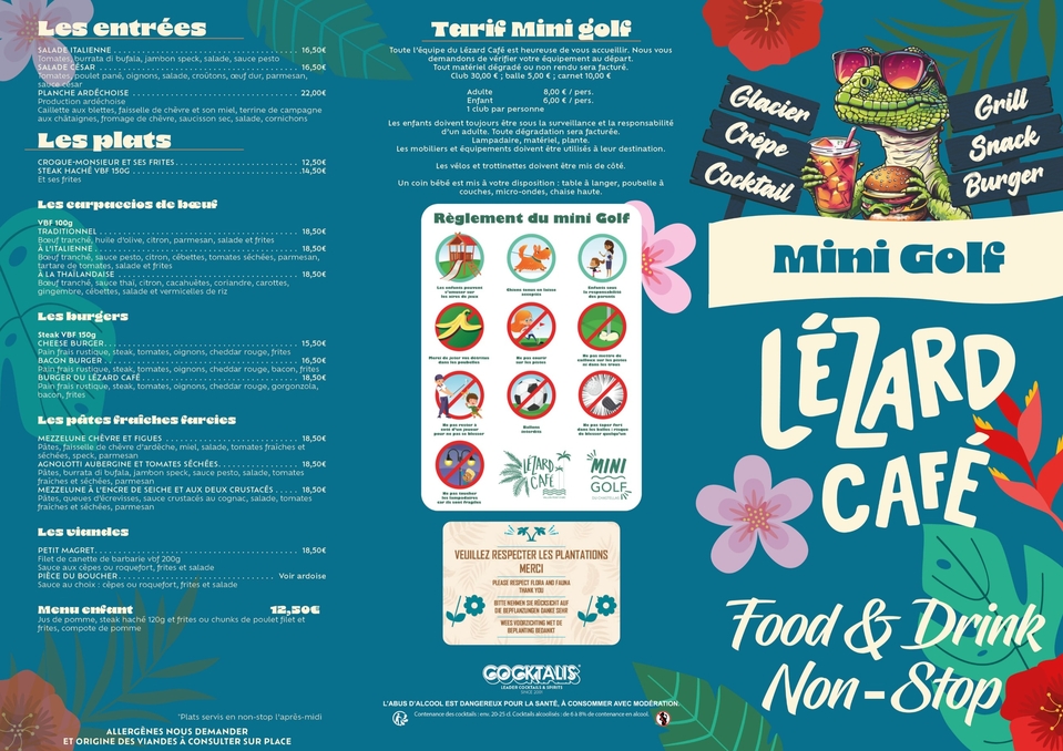 Photo menu restauration